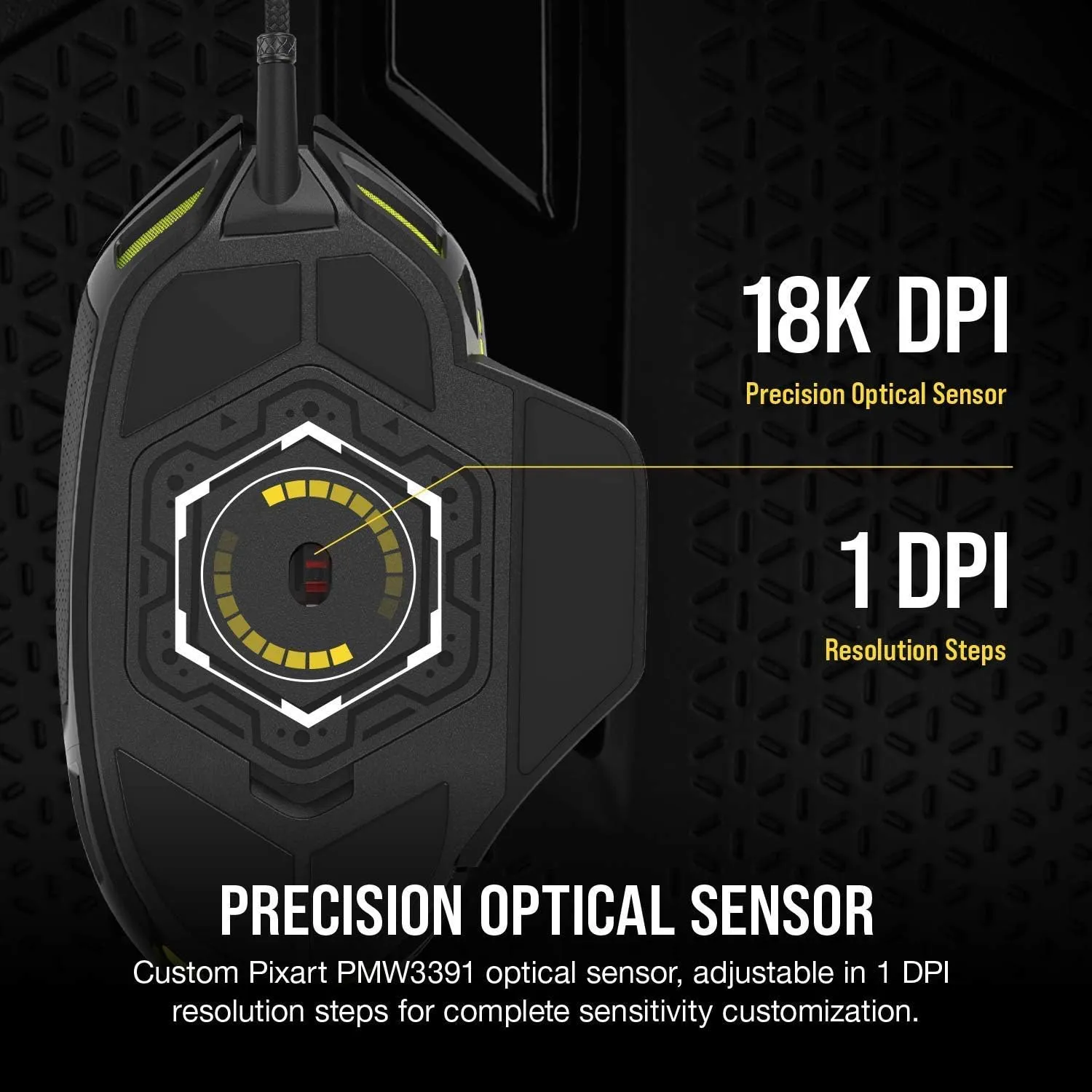 Corsair Nightsword RGB Tunable Gaming Mouse overview 3