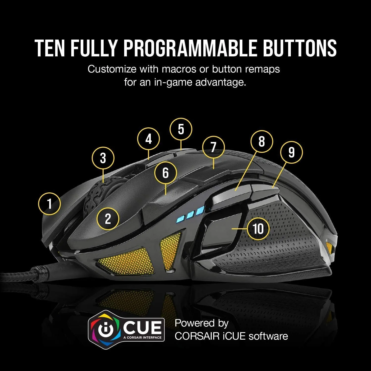 Corsair Nightsword RGB Tunable Gaming Mouse overview 5