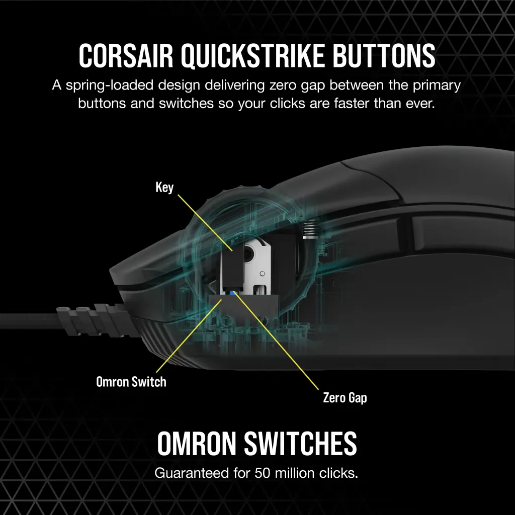 Corsair SABRE RGB PRO Champion Series Ultra-Light Gaming Mouse overview 4