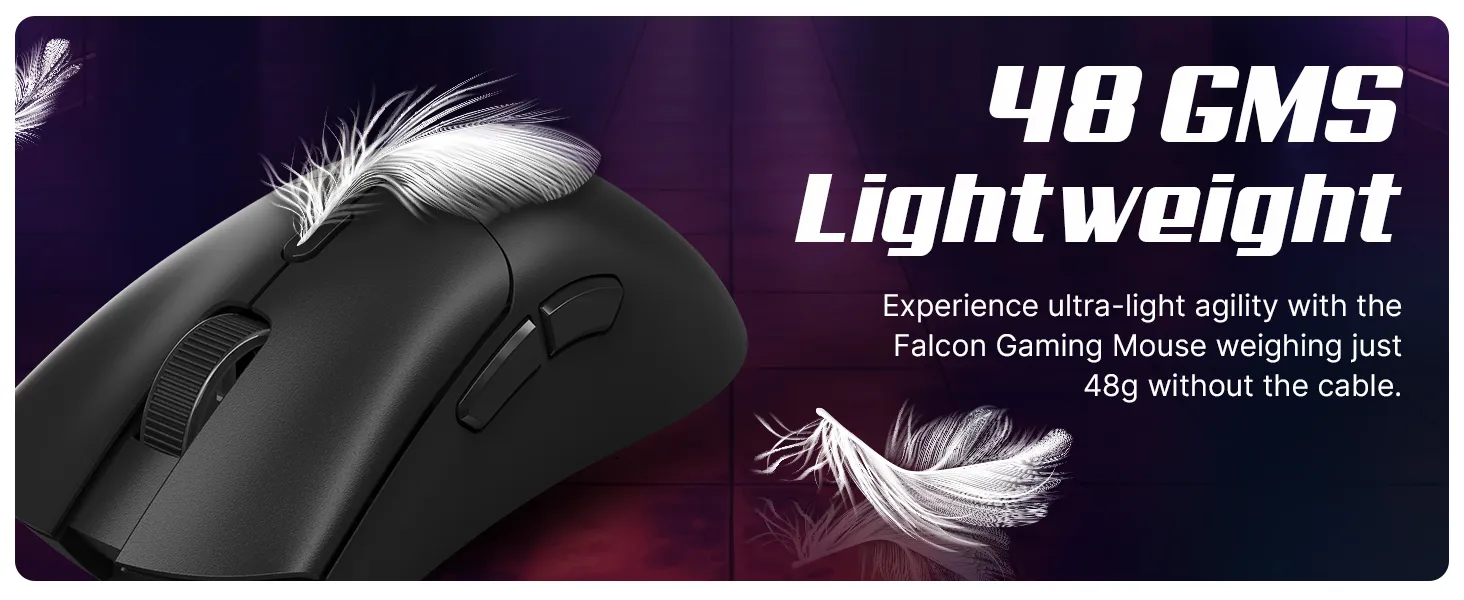 Cosmic Byte Falcon Wired Gaming Mouse (Black) overview 2