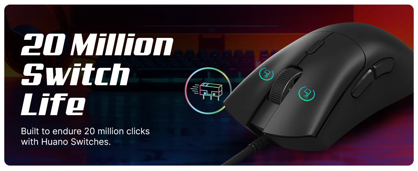 Cosmic Byte Falcon Wired Gaming Mouse (Black) overview 9