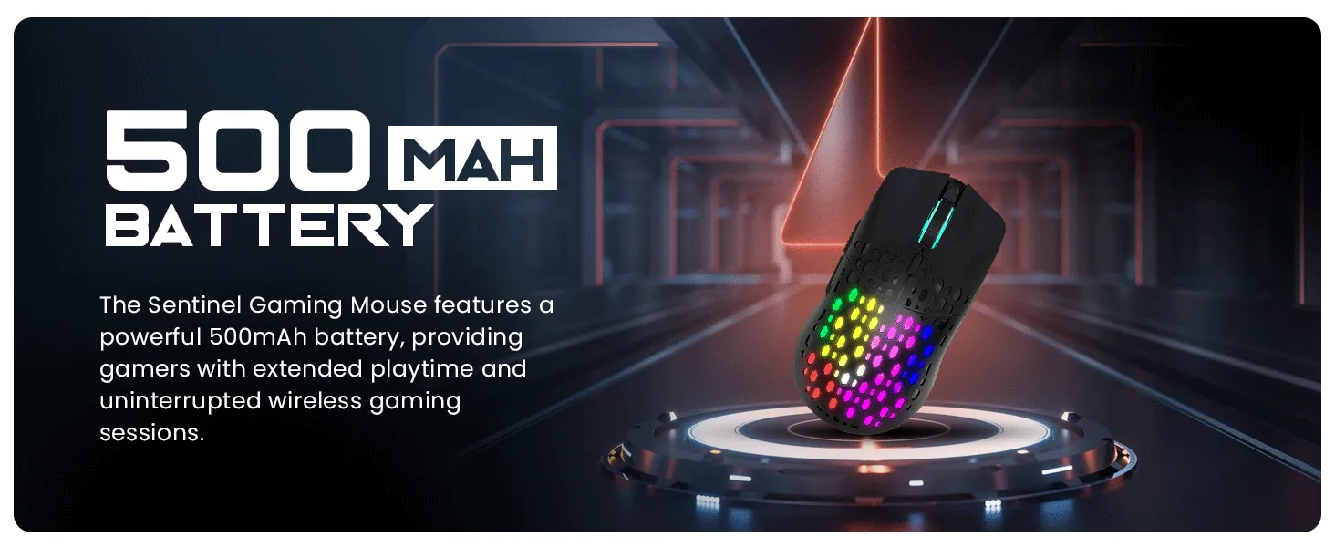 Cosmic Byte Sentinel RGB Wireless + Wired Dual Mode Gaming Mouse overview 4