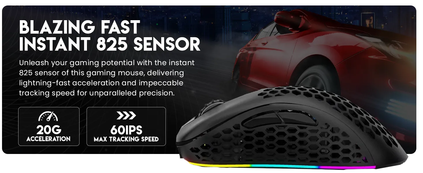 Cosmic Byte Spectrum RGB Wired Gaming Mouse overview 2
