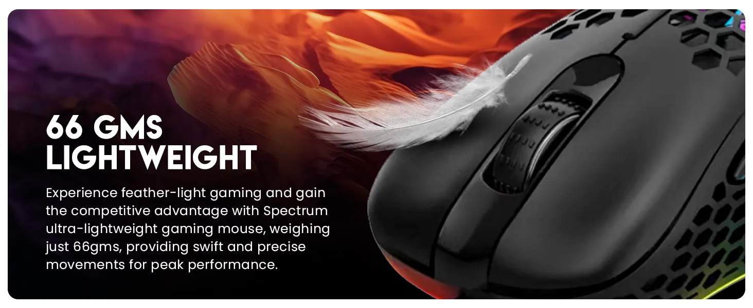 Cosmic Byte Spectrum RGB Wired Gaming Mouse overview 8