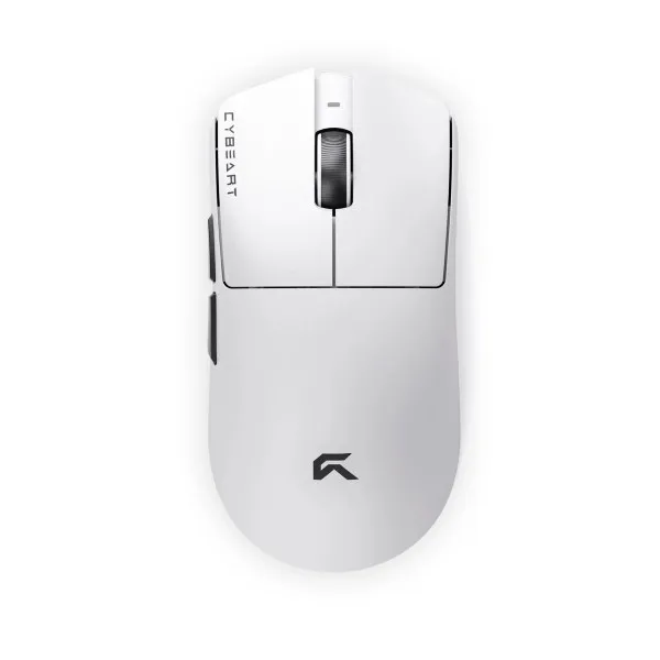 Cybeart Artemis - 1K 52g Ultra-light Hot-Swap Battery Tri-Mode Wireless Gaming Mouse - White
