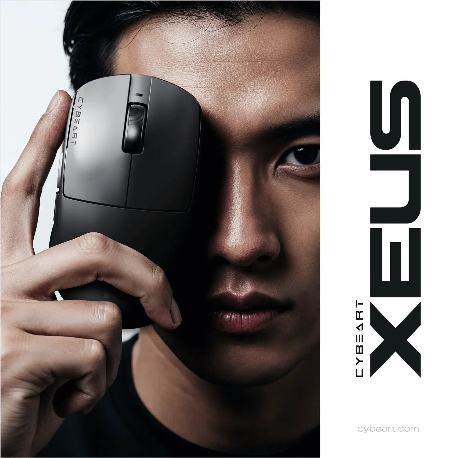 Cybeart Xeus - 8K 39g Ultra-light Tri-Mode Wireless Gaming Mouse - Black overview 1