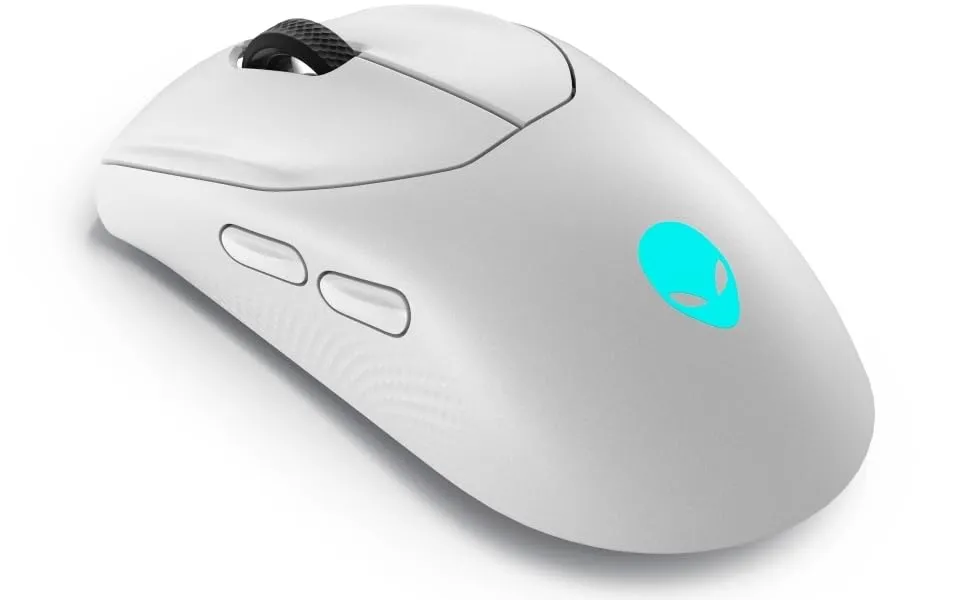 Dell Alienware Tri-Mode Wireless Gaming Mouse (Lunar Light) overview 1