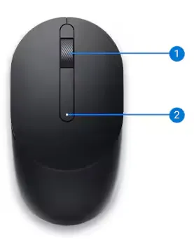 Dell MS300 Wireless Mouse Black overview 5