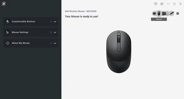 Dell MS3320W Wireless Mouse Ash Pink overview 2
