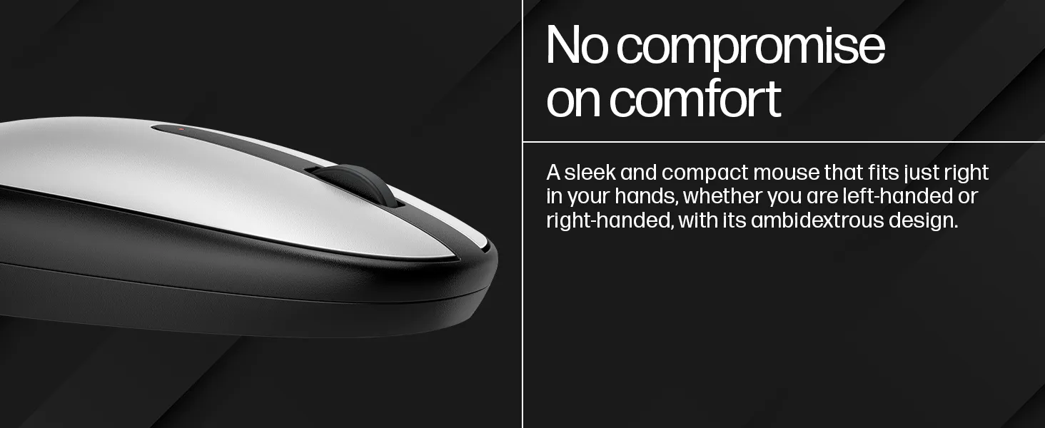 HP 240 Pike Silver Bluetooth Mouse overview 4