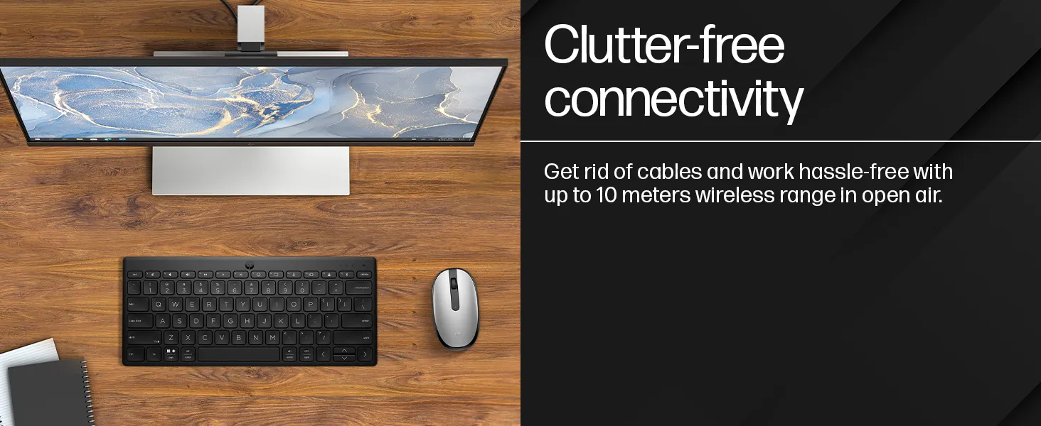 HP 240 Pike Silver Bluetooth Mouse overview 6
