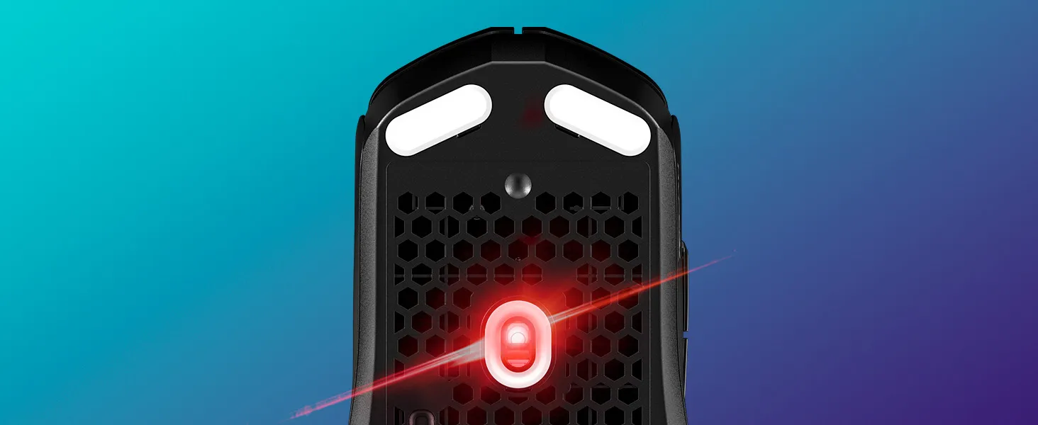 HYPERX Pulsefire Haste 2 Core Wireless Ambidextrous Gaming Mouse (8R2E6AA) (3200 DPI / 6 Macro Buttons) (Black) overview 2