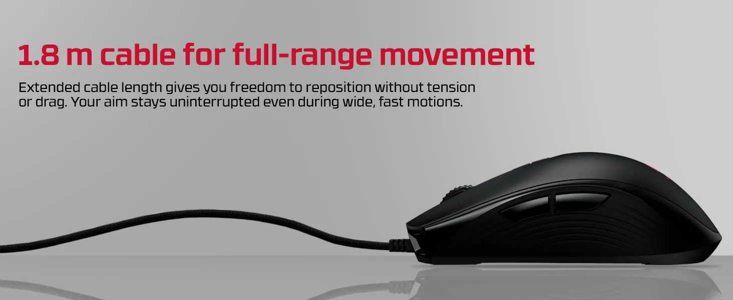 HyperX Pulsefire Core Gaming Mouse Black (4P4F8AA) overview 2