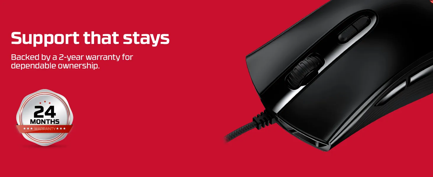HyperX Pulsefire Core Gaming Mouse Black (4P4F8AA) overview 8