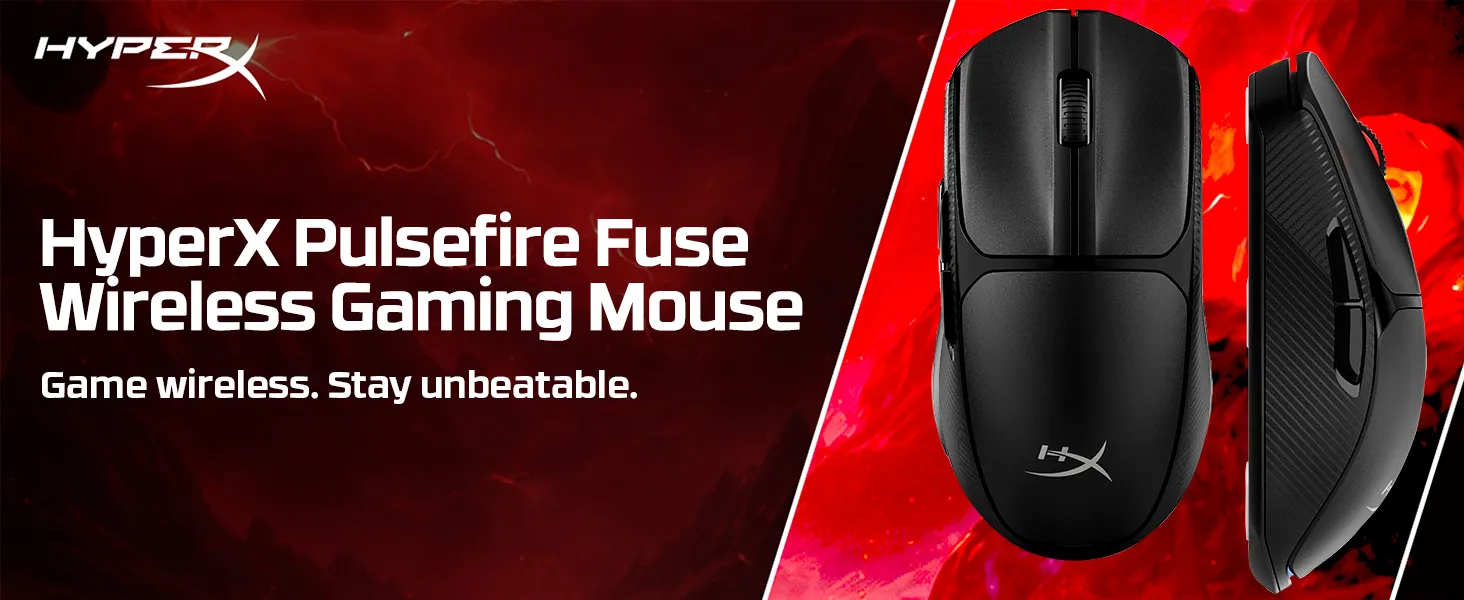 HyperX Pulsefire Fuse Wireless Gaming Mouse Black (A1KY6AA) overview 1