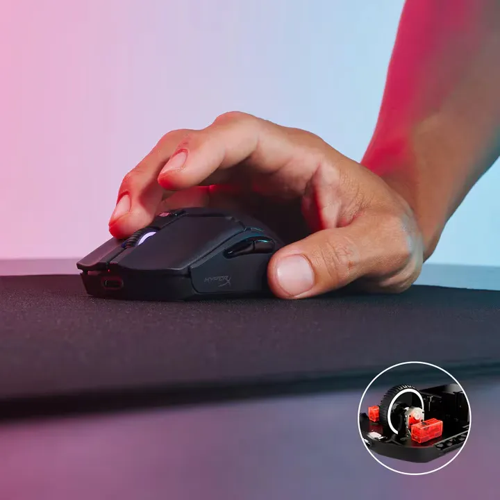HyperX Pulsefire Haste 2 Mini Wireless Gaming Mouse (Black) overview 7