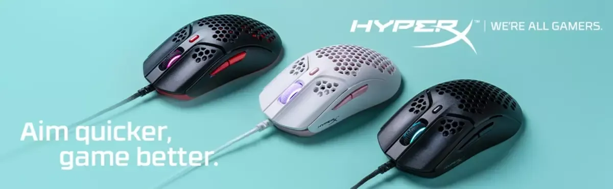HyperX Pulsefire Haste Gaming Mouse (Black-Red) overview 1