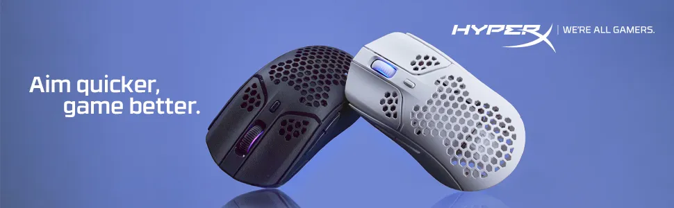 HyperX Pulsefire Haste Wireless Gaming Mouse (White) overview 1