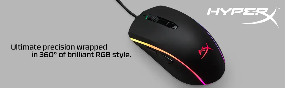 Hyperx PULSEFIRE SURGE RGB Mouse overview 1