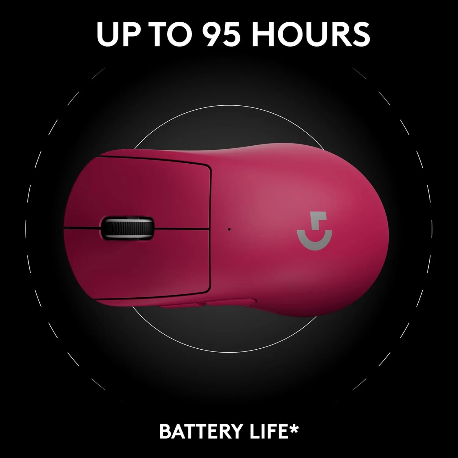 Logitech G PRO X Superlight 2 DEX Lightspeed Wireless Gaming Mouse - Pink overview 10