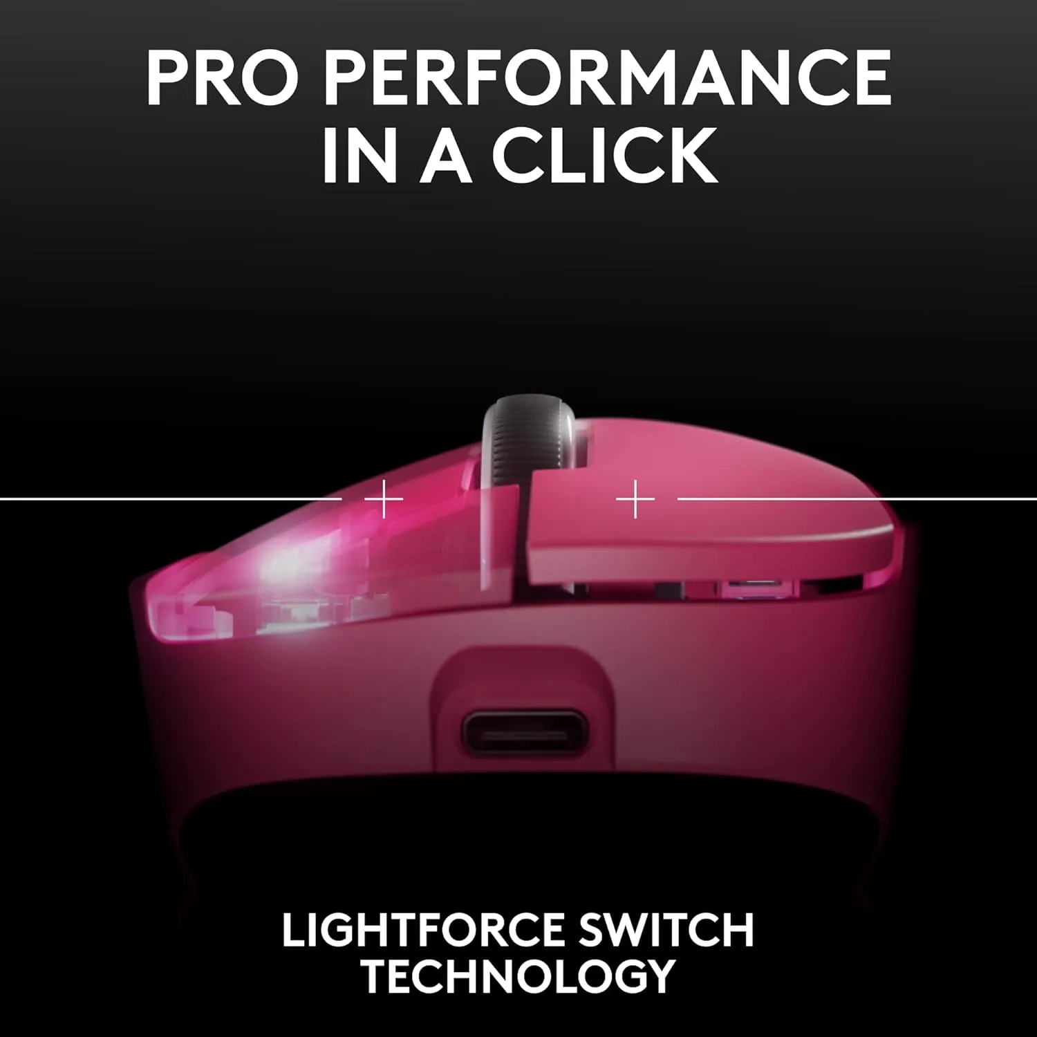 Logitech G PRO X Superlight 2 DEX Lightspeed Wireless Gaming Mouse - Pink overview 9