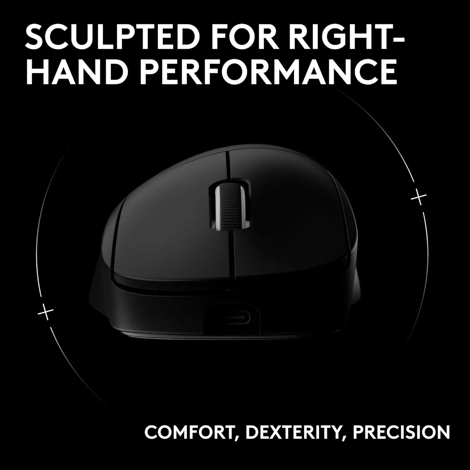 Logitech G Pro X Superlight 2 DEX Black Wireless Gaming Mouse overview 1