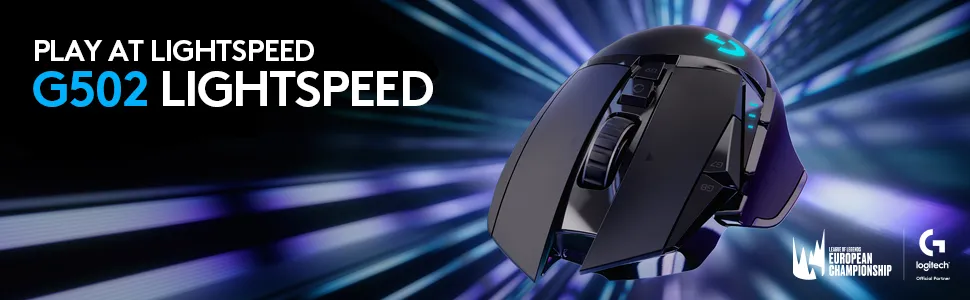 Logitech G502 Lightspeed Wireless Mouse overview 1