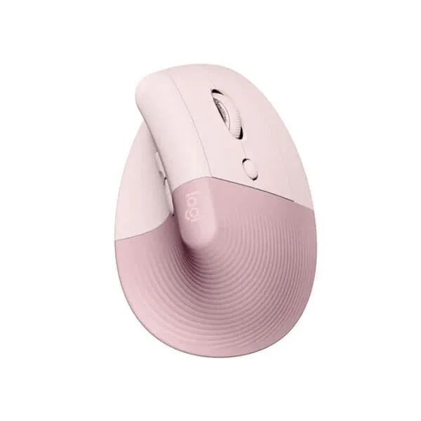 Logitech Lift Vertical Wireless Mouse (Rose)