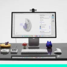 Logitech MX Master 4 Ergonomic Wireless Professional Mouse - Pale Grey overview 11