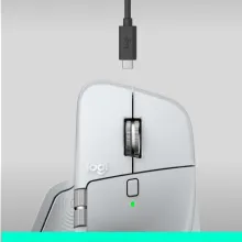 Logitech MX Master 4 Ergonomic Wireless Professional Mouse - Pale Grey overview 13