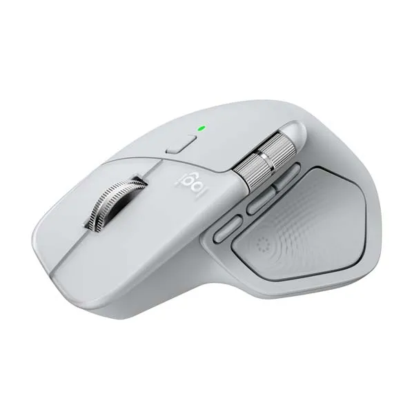 Logitech MX Master 4 for Mac Ergonomic Bluetooth Mouse (White Silver)