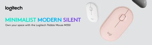 Logitech Pebble M350 Wireless Mouse (Rose) overview 1