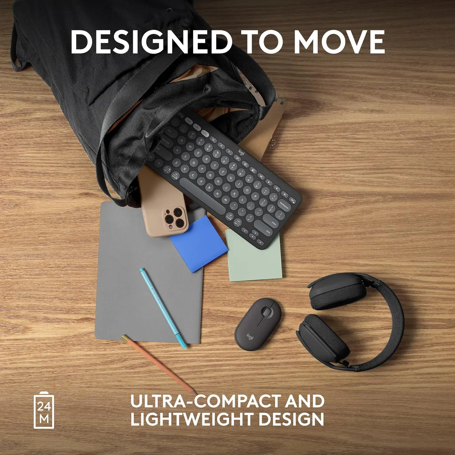 Logitech Pebble Mouse 2 M350s Slim Bluetooth Wireless Mouse (Tonal Graphite) overview 11