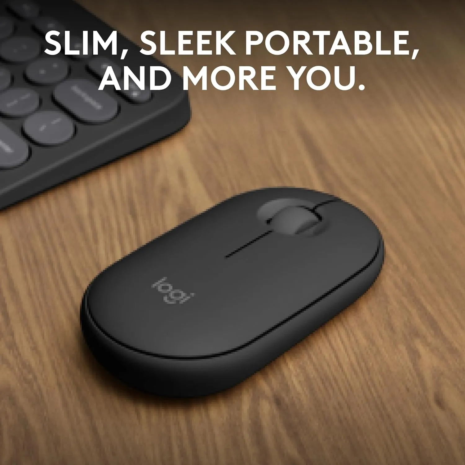 Logitech Pebble Mouse 2 M350s Slim Bluetooth Wireless Mouse (Tonal Graphite) overview 7