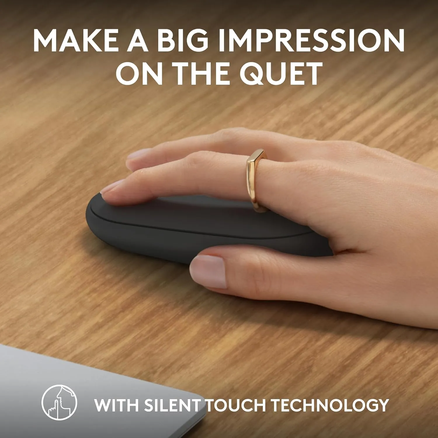 Logitech Pebble Mouse 2 M350s Slim Bluetooth Wireless Mouse (Tonal Graphite) overview 9