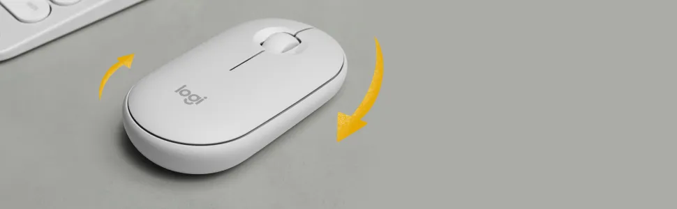 Logitech Pebble Mouse 2 M350s Slim Bluetooth Wireless Mouse (Tonal Rose) overview 2
