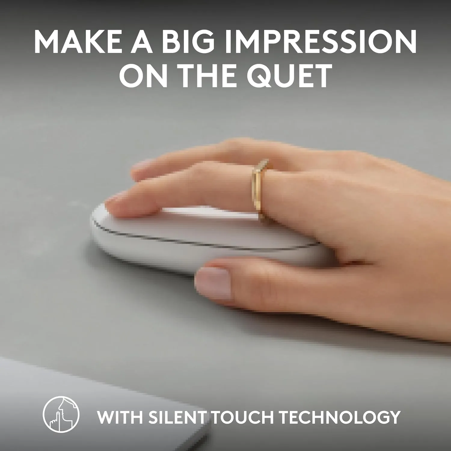 Logitech Pebble Mouse 2 M350s Slim Bluetooth Wireless Mouse (Tonal White) overview 8