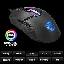 MSI Clutch GM30 6200 DPI Adjustable Wired RGB Gaming Mouse overview 2