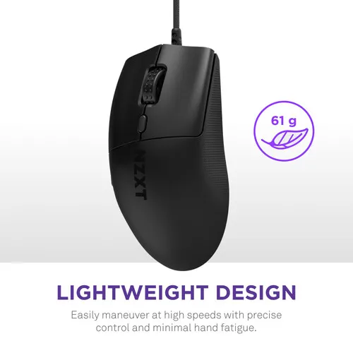 NZXT Lift 2 Ergo Mouse (Black) overview 2