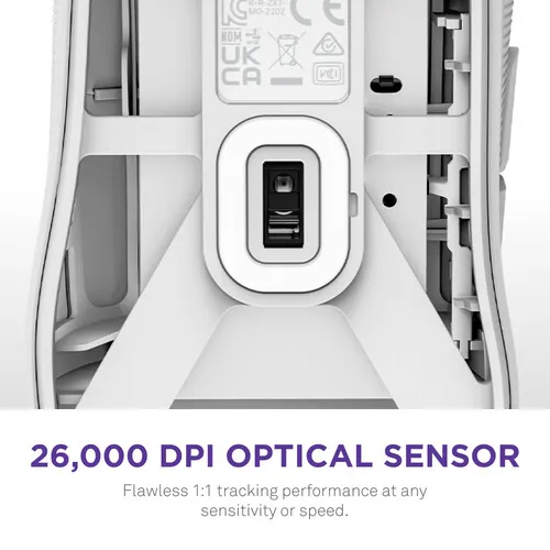 NZXT Lift 2 Ergo Mouse (White) overview 4