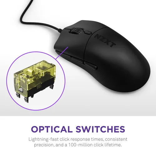 NZXT Lift 2 Symm Mouse (Black) overview 1
