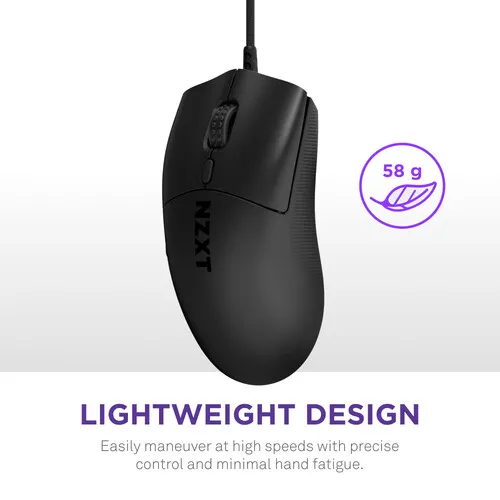 NZXT Lift 2 Symm Mouse (Black) overview 2