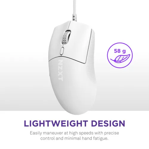 NZXT Lift 2 Symm Mouse (White) overview 2
