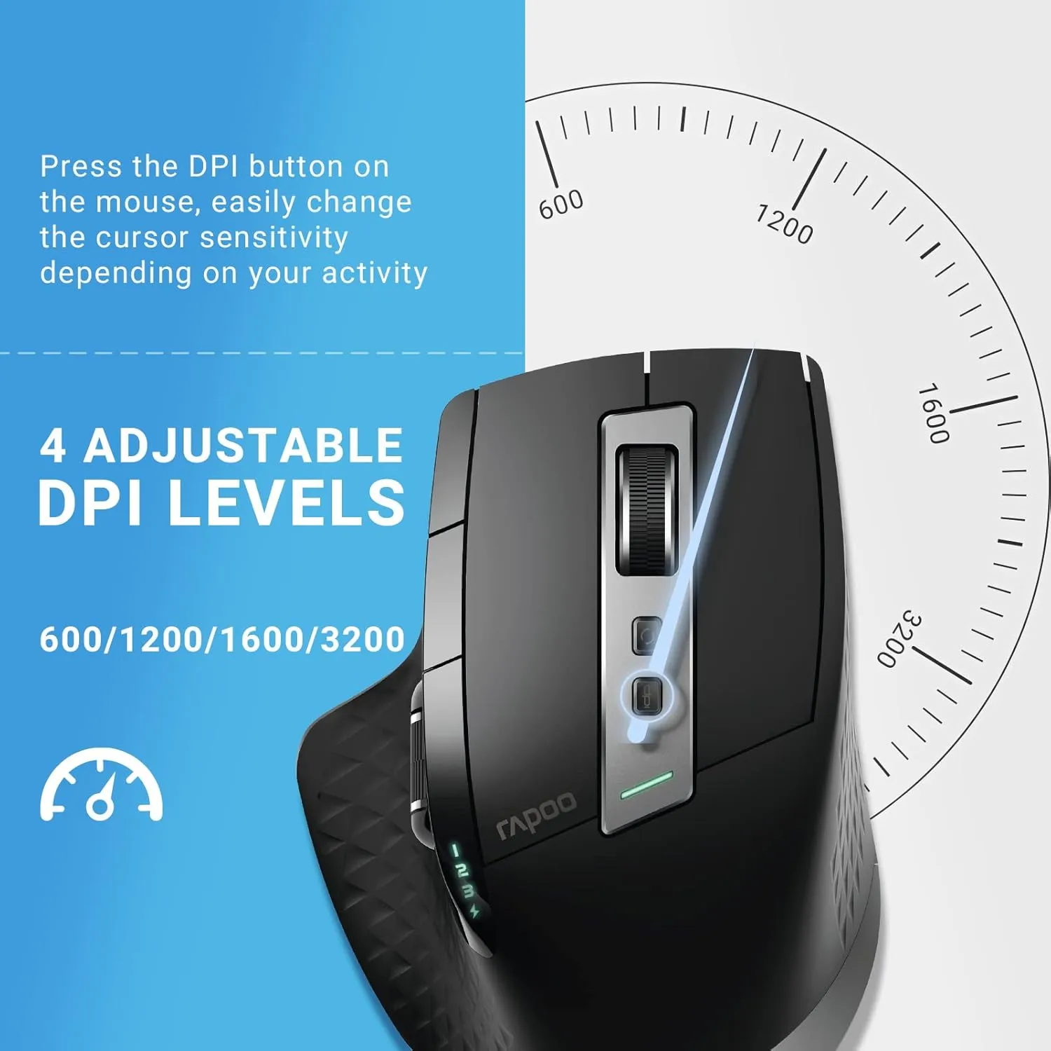 Rapoo MT750S Wireless Mouse overview 2