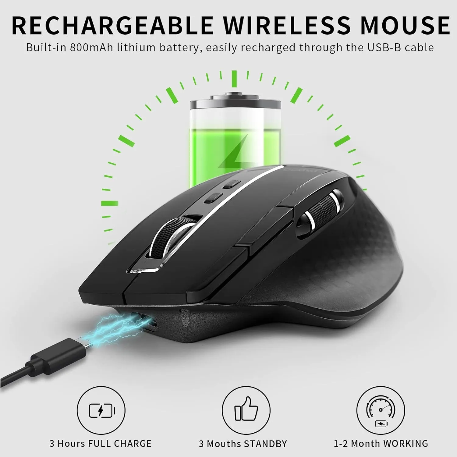 Rapoo MT750S Wireless Mouse overview 4