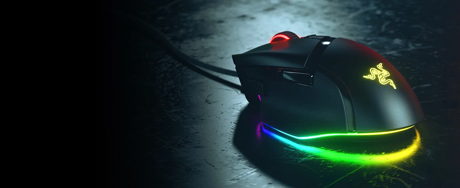 Razer Basilisk V3 35K Wired Ergonomic Gaming Mouse (Black) overview 4