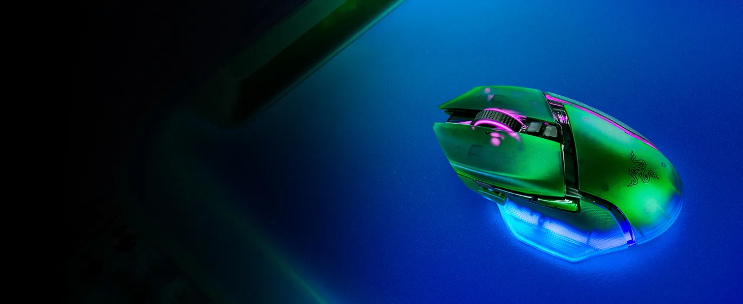 Razer Basilisk V3 Pro 35K Wireless Gaming Mouse (Phantom Green) overview 3