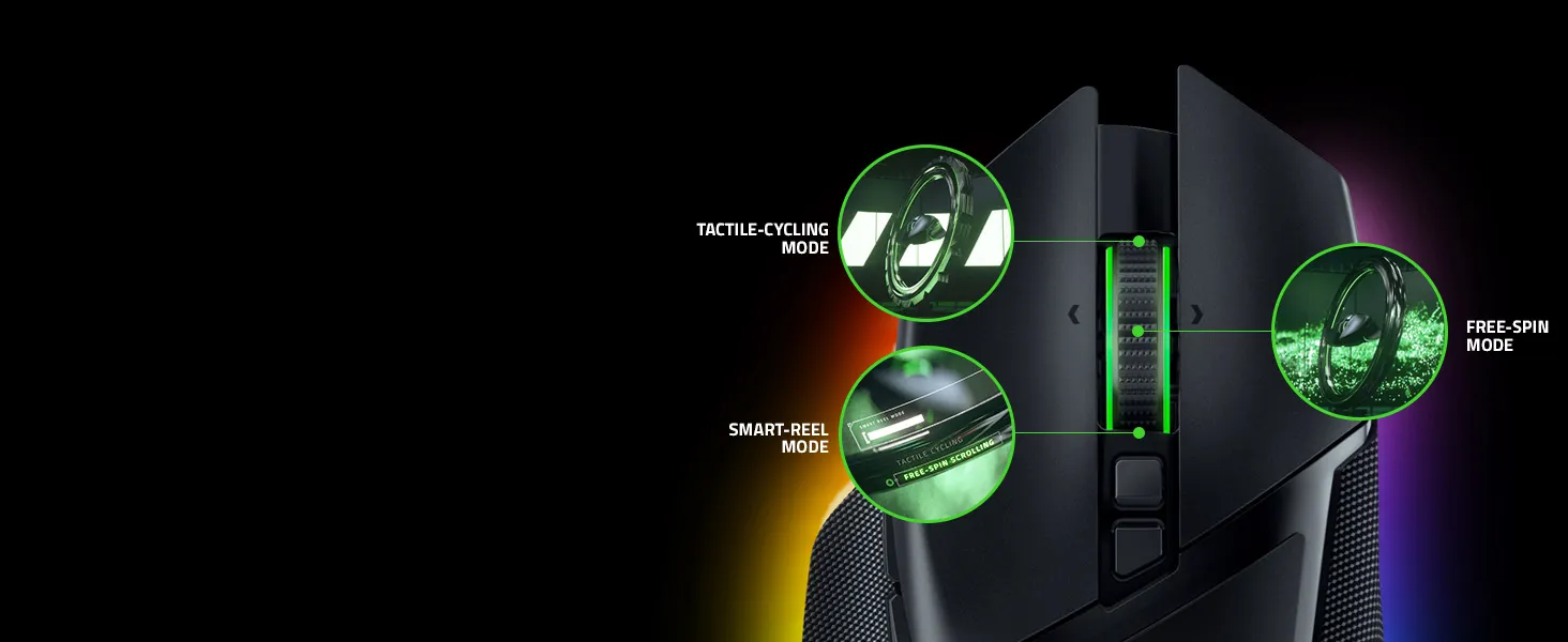 Razer Basilisk V3 Pro Customizable Wireless Gaming Mouse overview 3