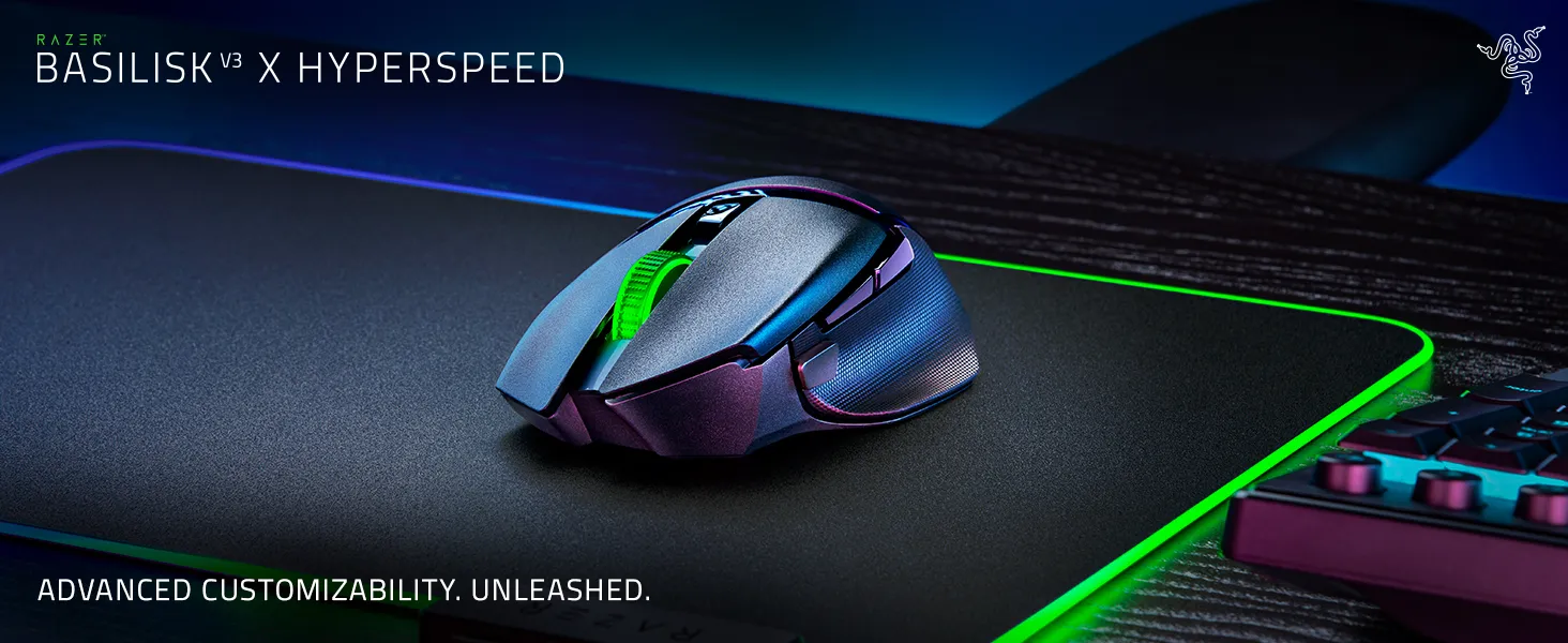 Razer Basilisk V3 X HyperSpeed Wireless Gaming Mouse overview 1
