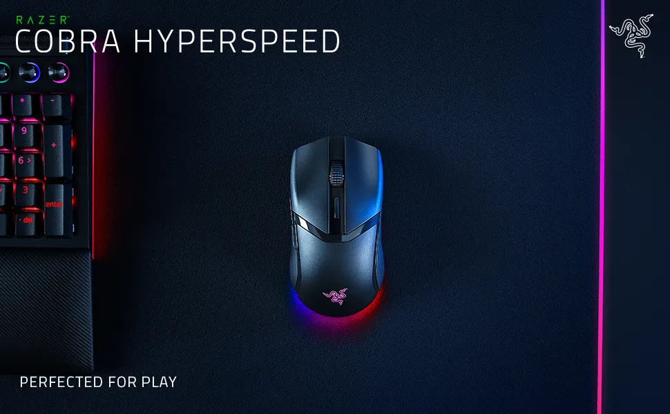 Razer Cobra HyperSpeed Wireless Gaming Mouse overview 1
